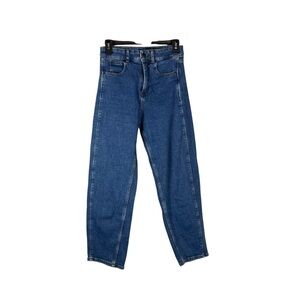 WHISTLES High Rise Straight Leg Jeans Blue Size 26 / MX 28